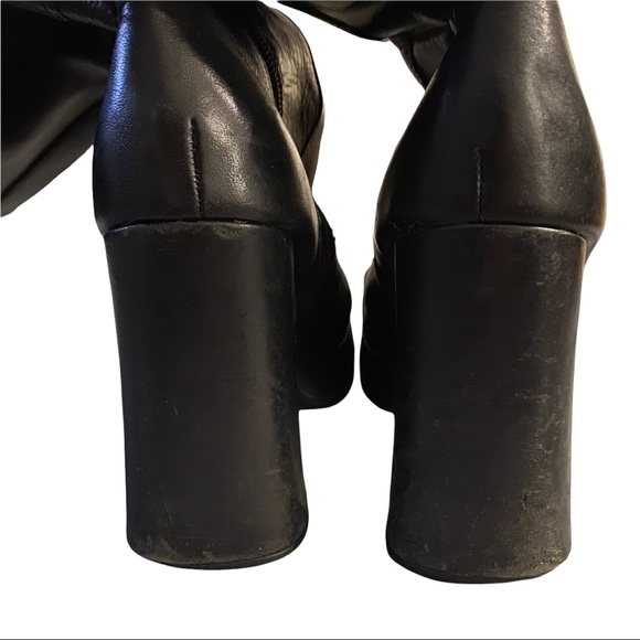 Steve Madden Chunky heel leather boots - VTG - Picture 3 of 7